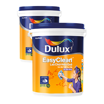 Dulux Easy Clean Lau Chùi Hiệu Quả (Màu Pha)- Bề mặt bóng 1l