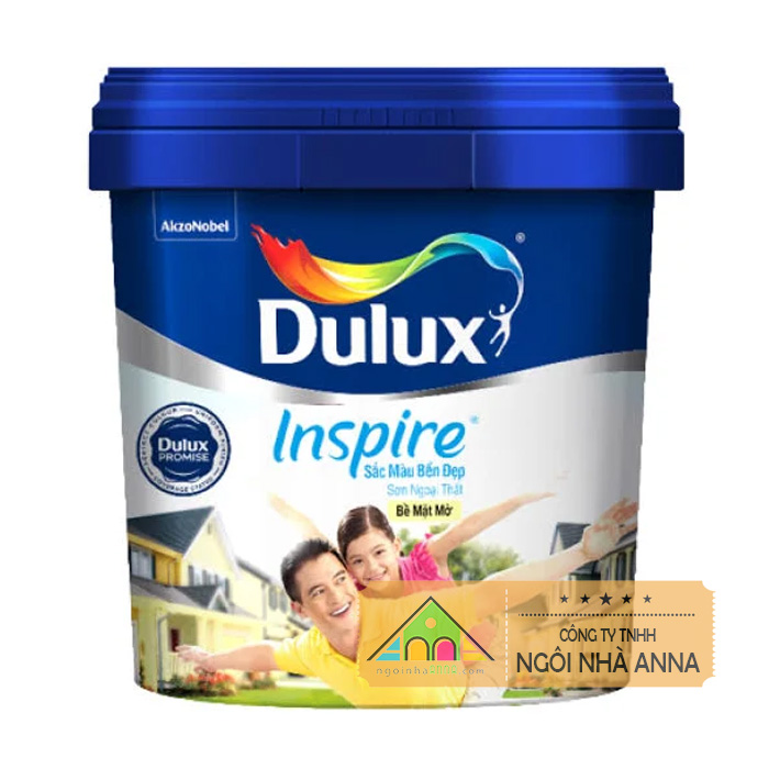 Sơn nước ngoại thất Dulux Inspire - Bề mặt mờ 5 lít