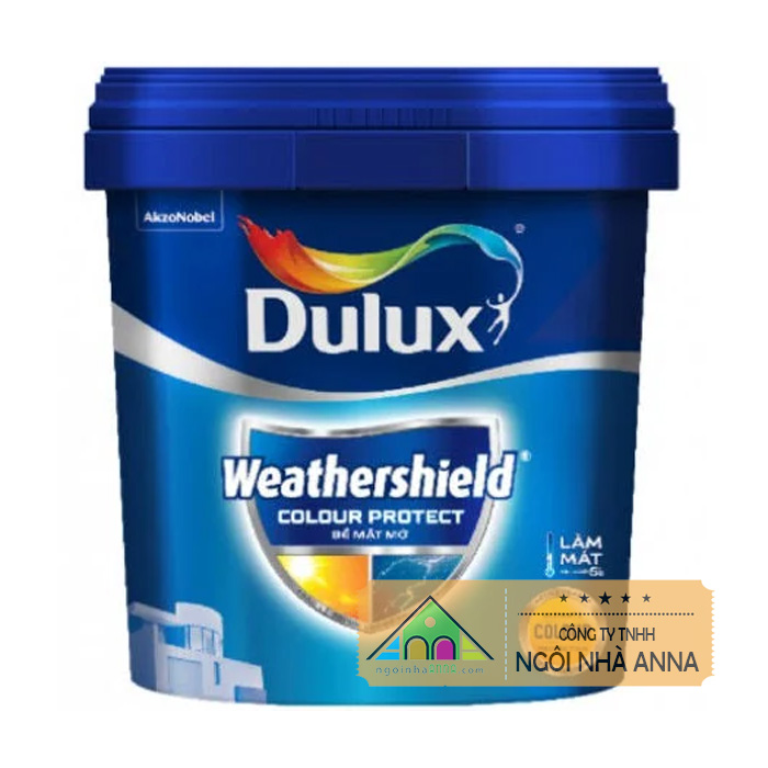 Dulux Weathershield Colour Protect bề mặt mờ E015 1 Lít