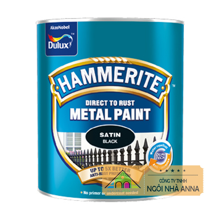 Dulux Hammerite To Rust 2.5l Bề Mặt Mờ- Sơn Kim Loại